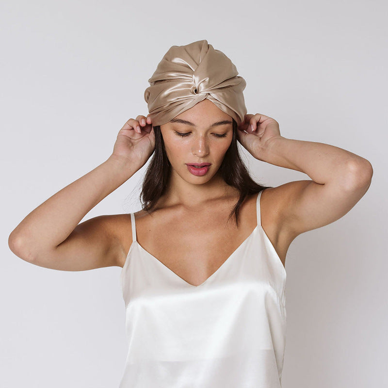 Double-Layer Mulberry Silk Sleep Cap