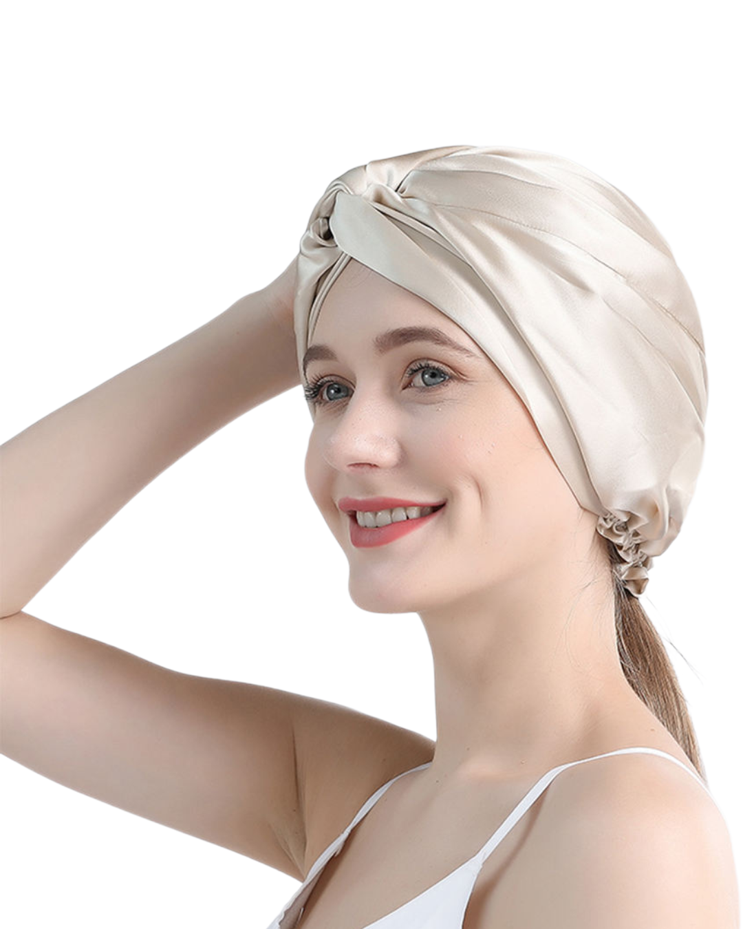 Double-Layer Mulberry Silk Sleep Cap