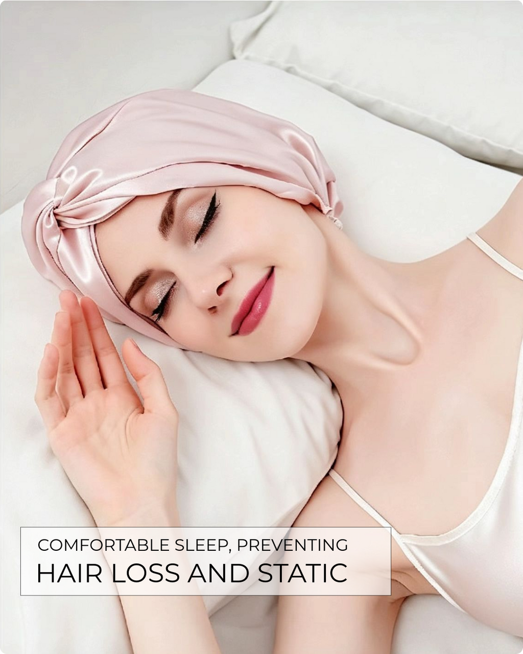 Double-Layer Mulberry Silk Sleep Cap