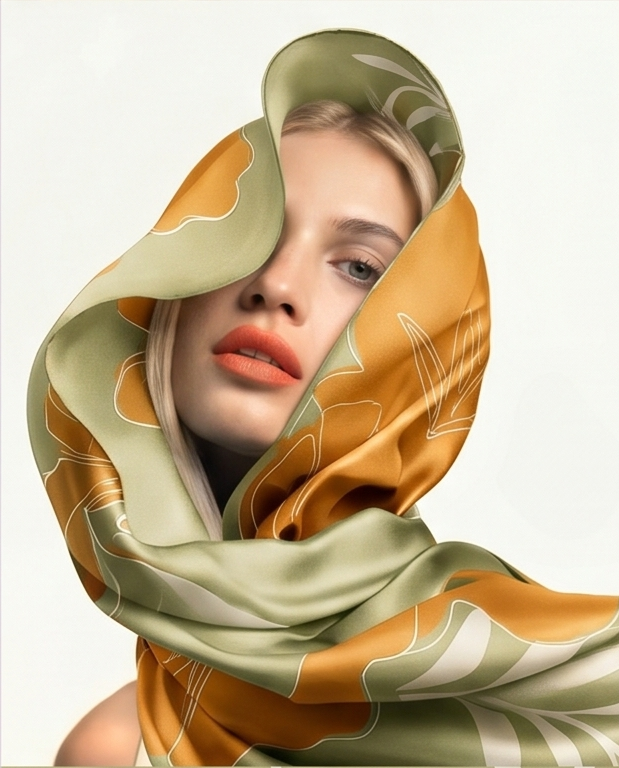 Close up of head wrap