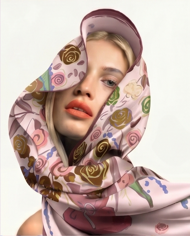 Close up of head wrap
