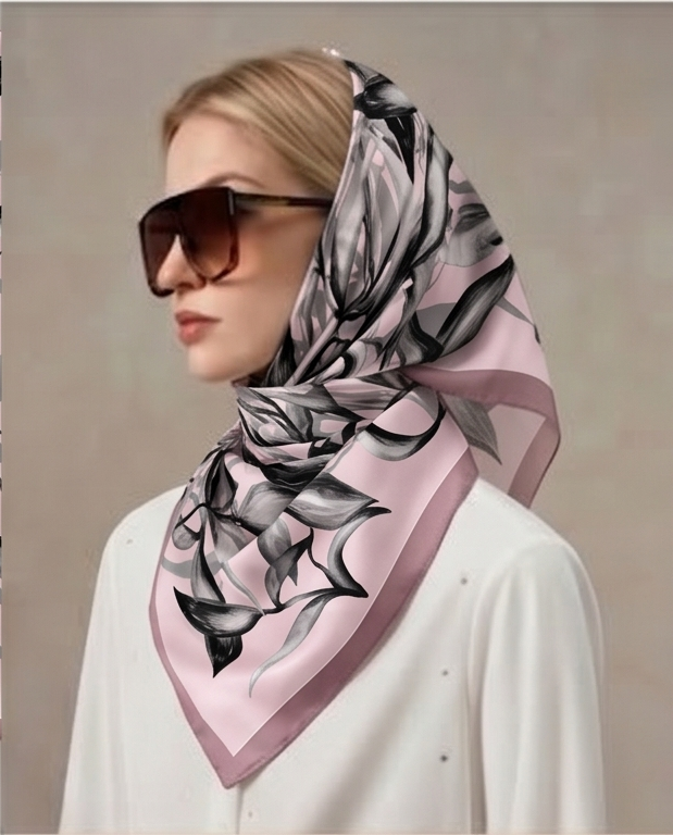 Head wrap with sunglasses