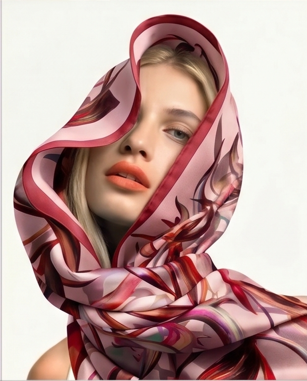Close up of head wrap
