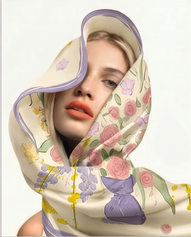 Close up of head wrap