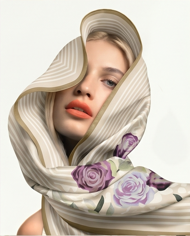 Close up of head wrap