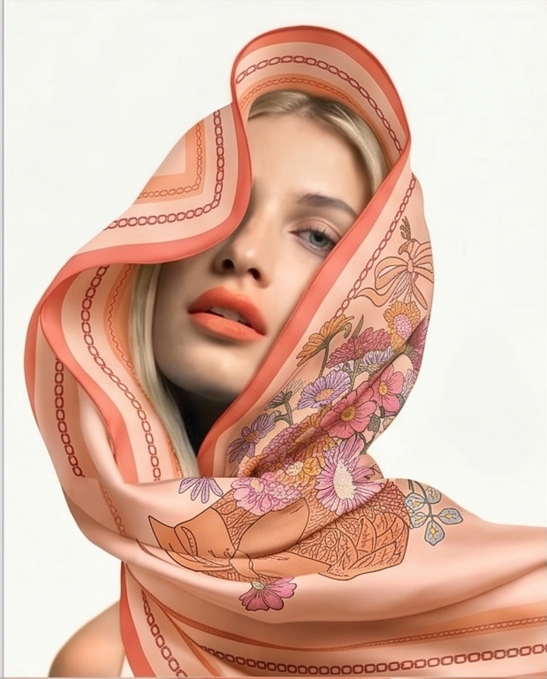 Close up of head wrap