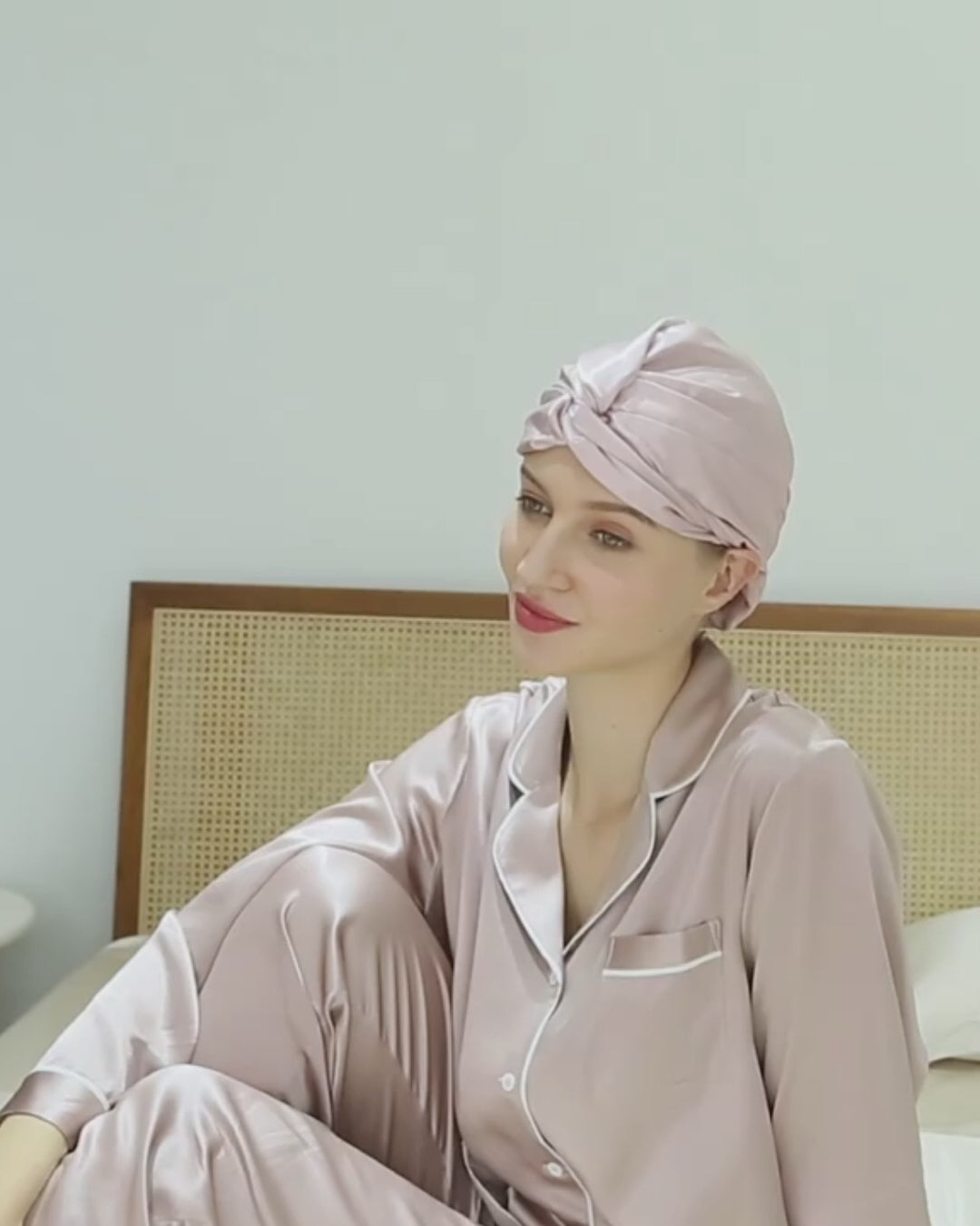 Double-Layer Mulberry Silk Sleep Cap