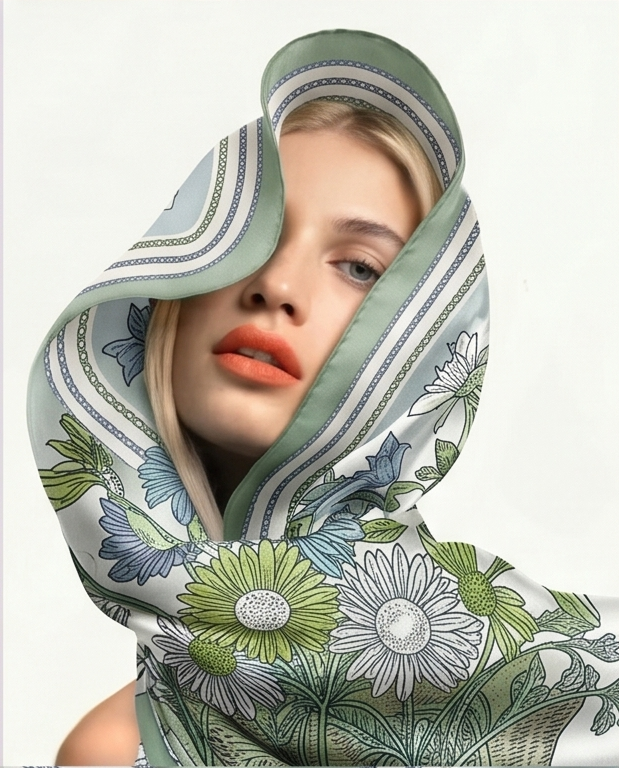 Close up of head wrap