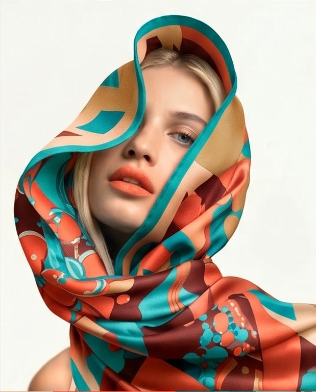 Close up of head wrap