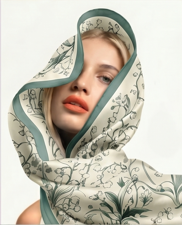Close up of head wrap