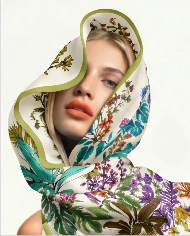 Close up of head wrap